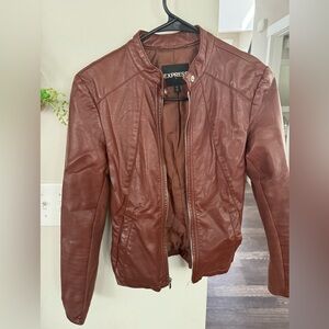 Express leather jacket